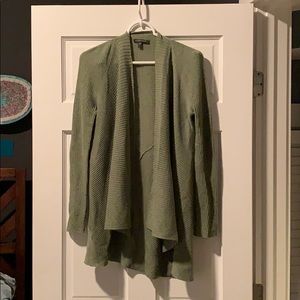 Eileen fisher green cardigan